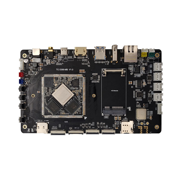 TC-RK3399 Development Kit Carrier Board Para sa Stamp Hole